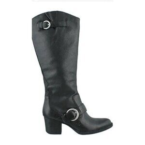 Born Black Heeled Boots